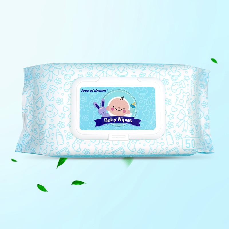 Lingettes humides désinfectantes pour bébé de haute qualité personnalisent le nettoyage désinfectant des mains et du visage de bébé