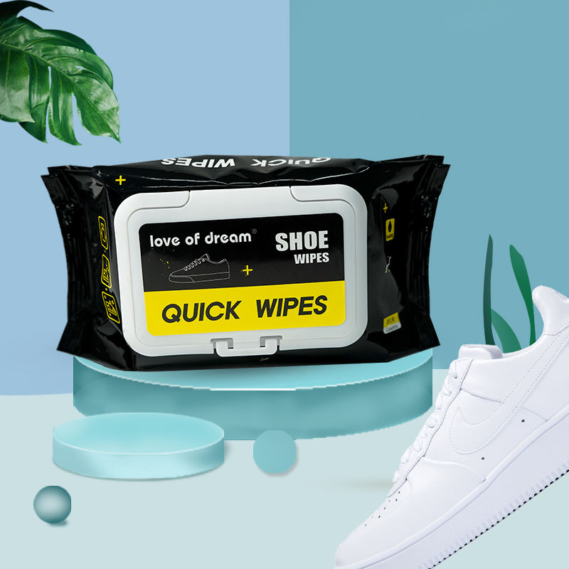 Vente chaude OEM Nettoyage de chaussures personnalisées Sneaker Sneaker Sweet Wipes