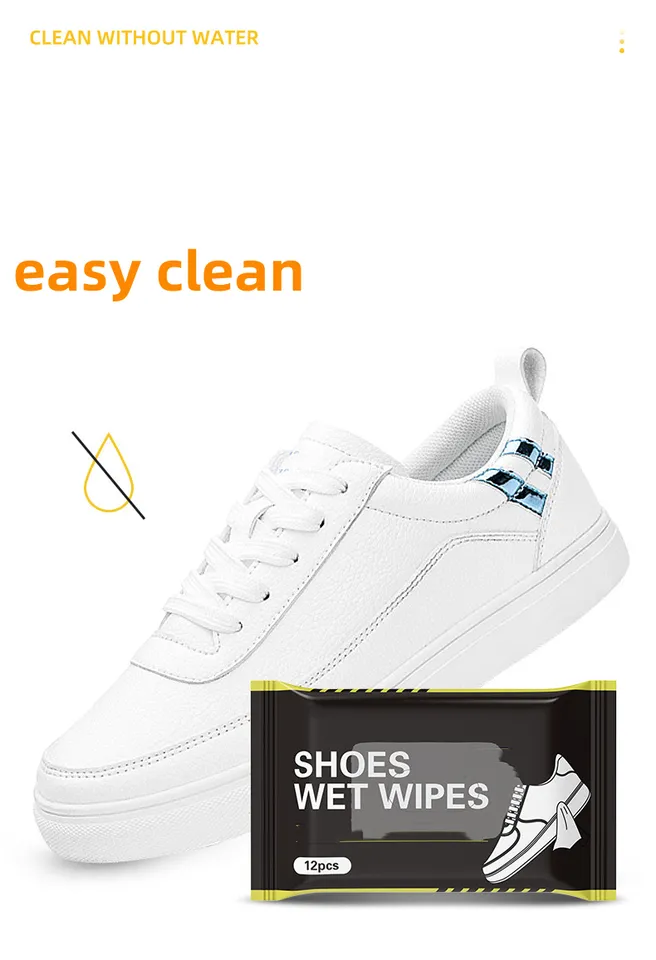 Factory OEM / ODM Shoe Dinges Private Label Sneakers jetables Version de chaussures de nettoyage rapide